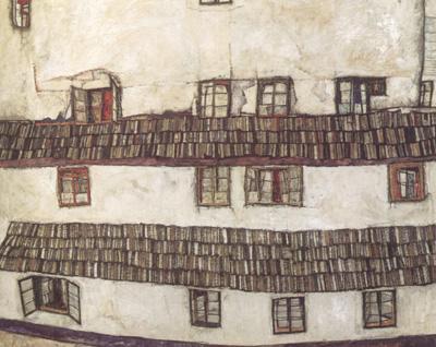 Egon Schiele Faqade of a House (mk12) China oil painting art